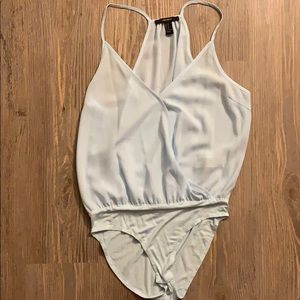 Forever 21 baby blue body suit